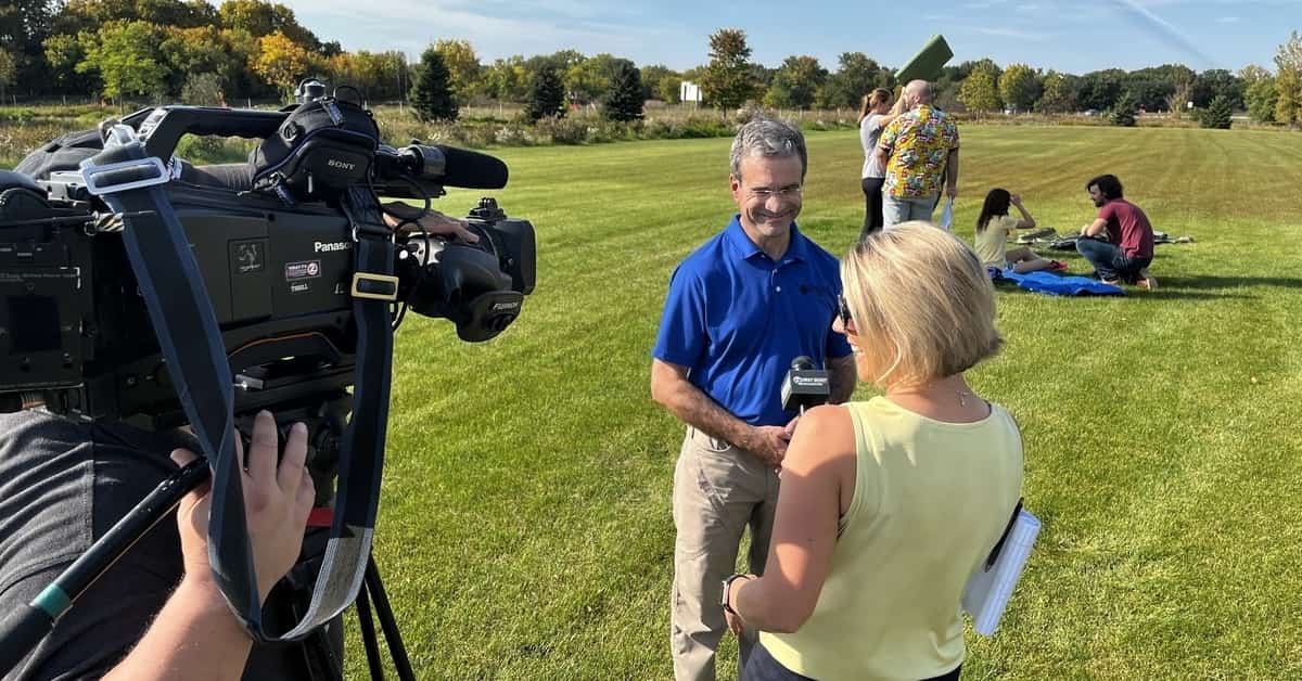 Dr. Michael Medich is interviewed by WBAY Channel 2 News