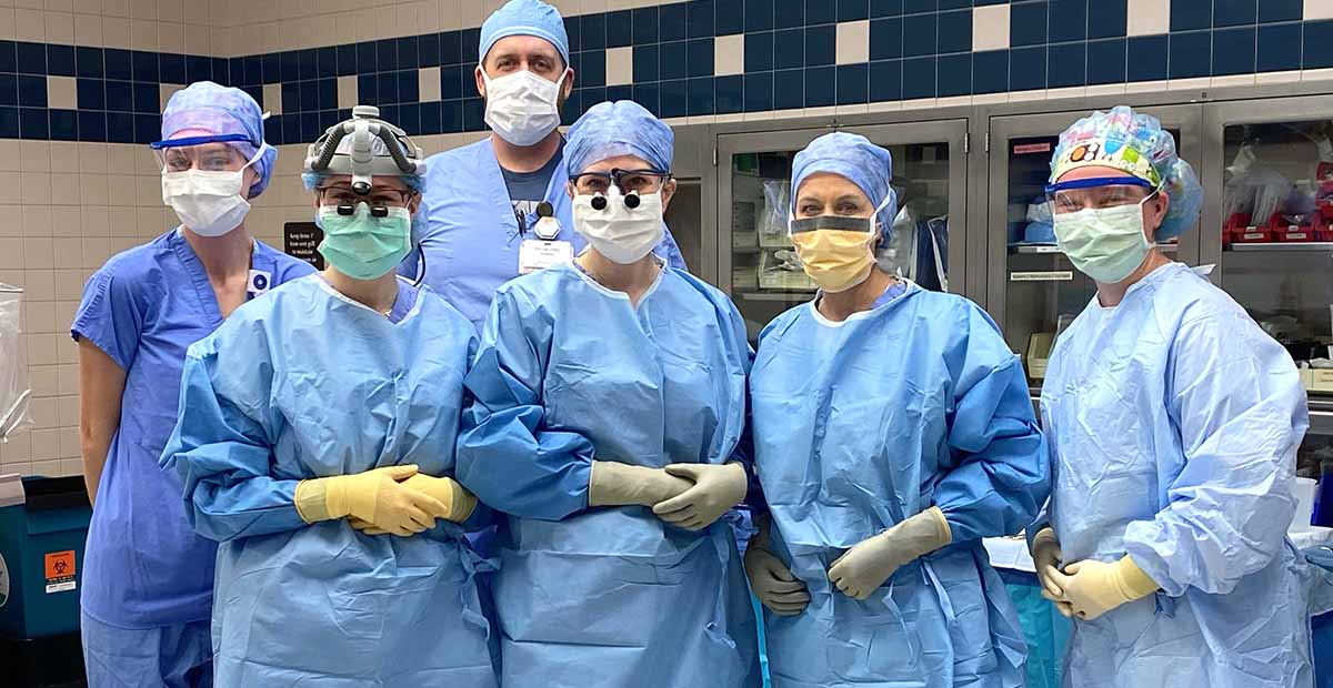 Surgical team performed the first DIEP Flap Procedure at Aurora BayCare Medical Center.