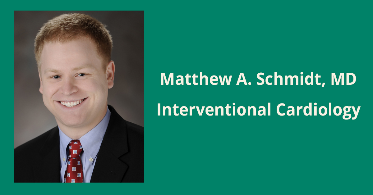 Headshot of Dr. Matthew A. Schmidt