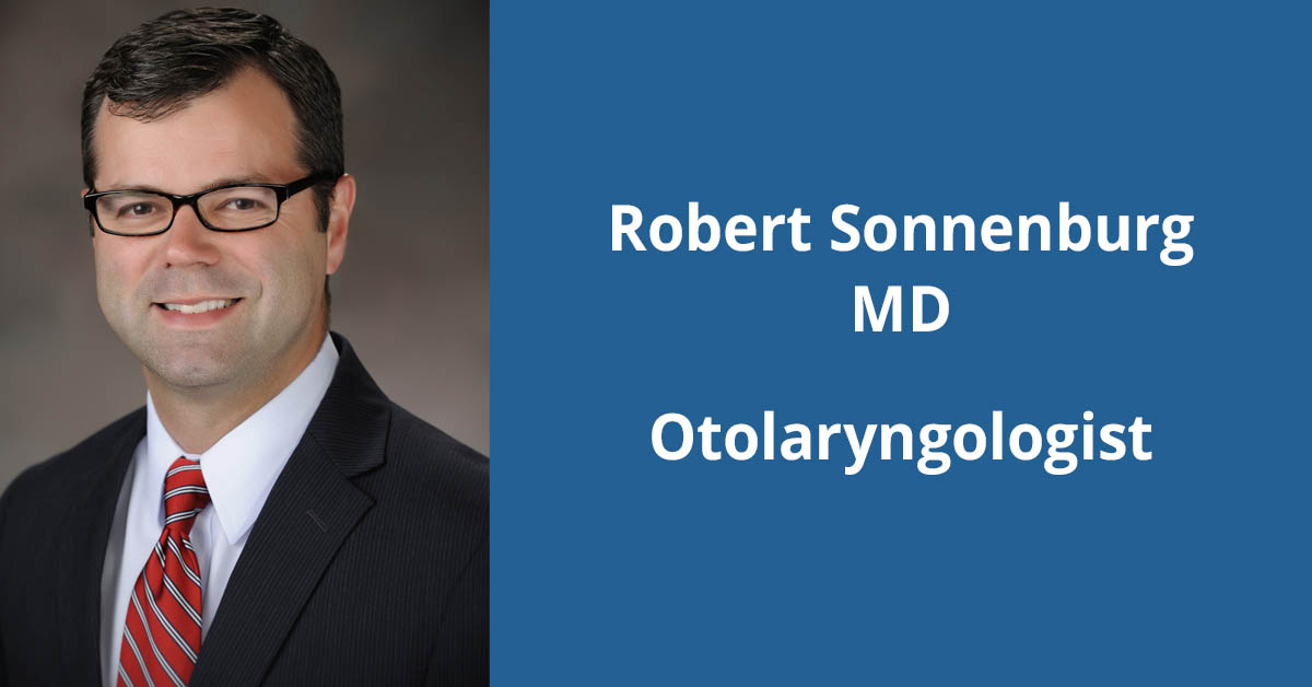 Dr Robert Sonnenburg BayCare Clinic Otolaryngologist