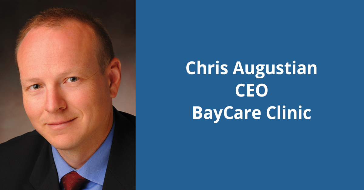Headshot of Chris Augustian, BayCare Clinic CEO