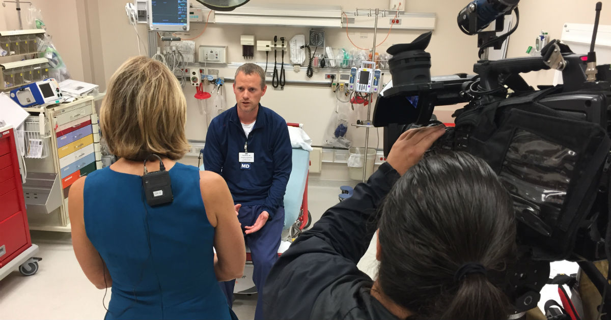 Dr. Ryan Murphy is interviewed by WLUK Fox 11 News.
