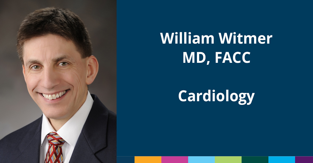 Dr. William Witmer, Aurora BayCare Cardiology, headshot