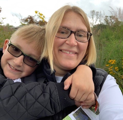 Dr. Heather Stefaniak and her son