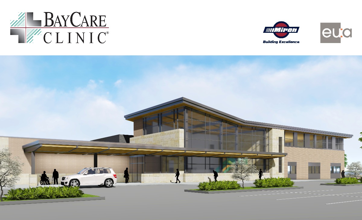 Rendering of BayCare Clinic's new building in Manitowoc