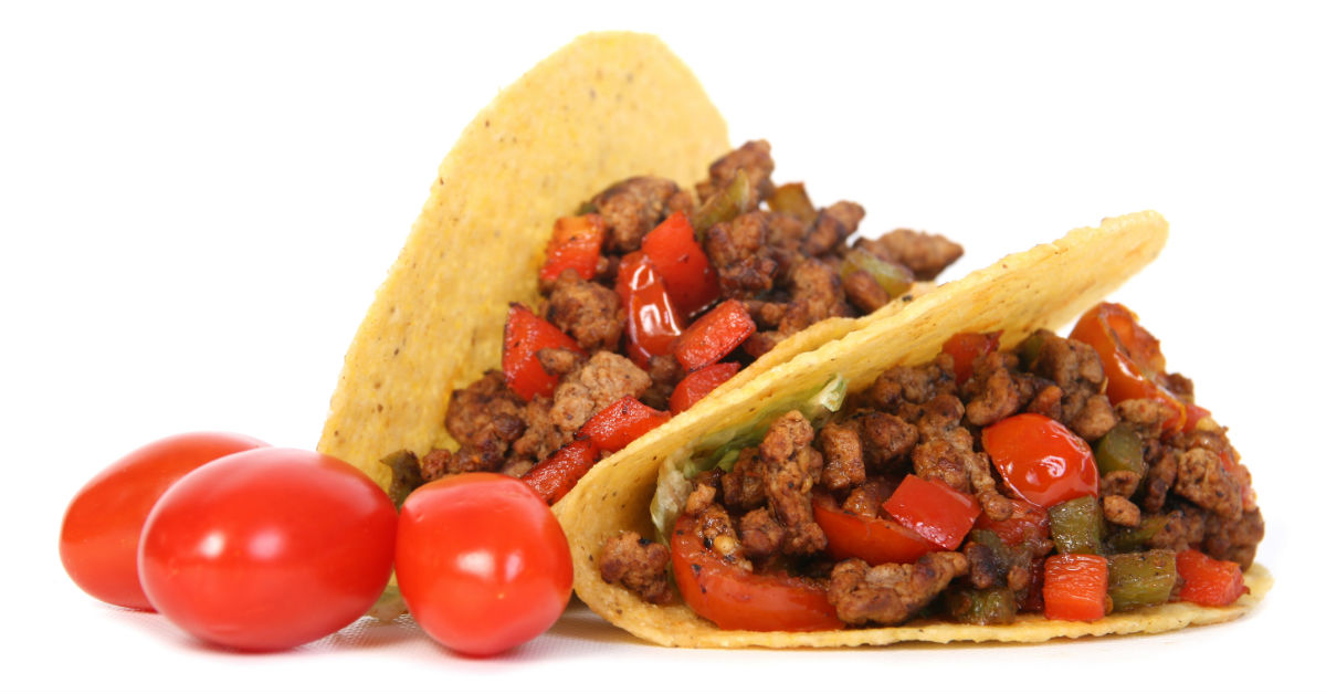 Lean and spicy taco meat