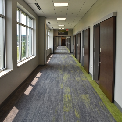 Horizon square BayCare Clinic hallway
