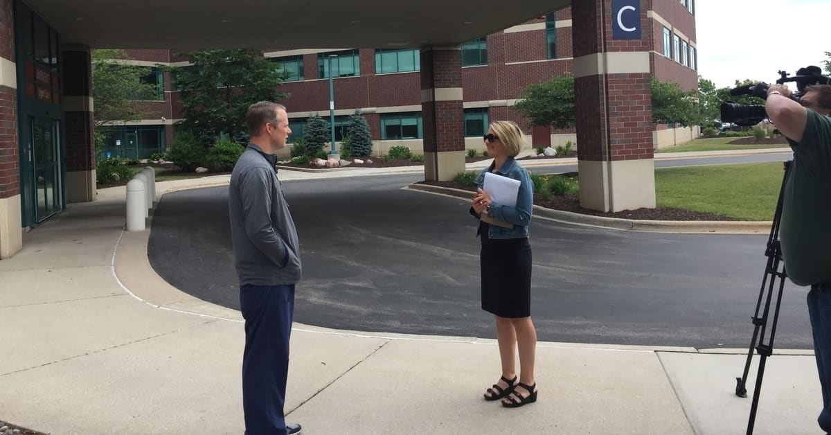 Dr. Ryan Murphy of BayCare Clinic is interviewed by WBAY Channel 2 News